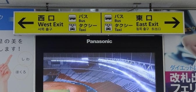 Exiting the Ticket gate