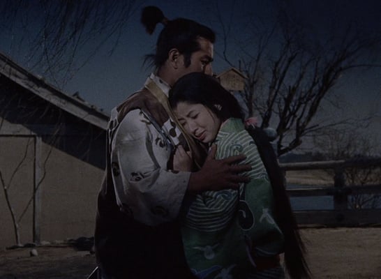 Samurai II - Samurai Hugging his lover