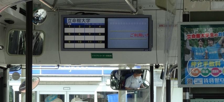 Screen with Numbered Boxes
